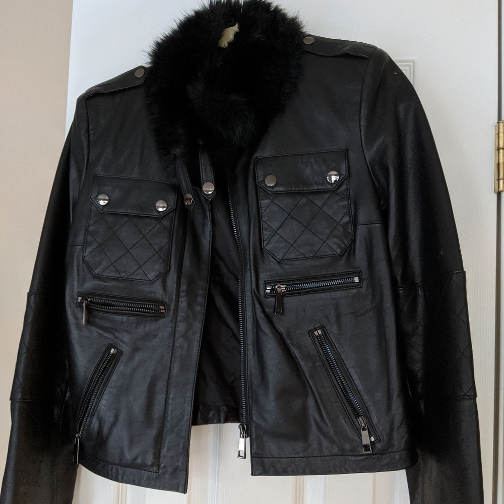Cache leather jacket